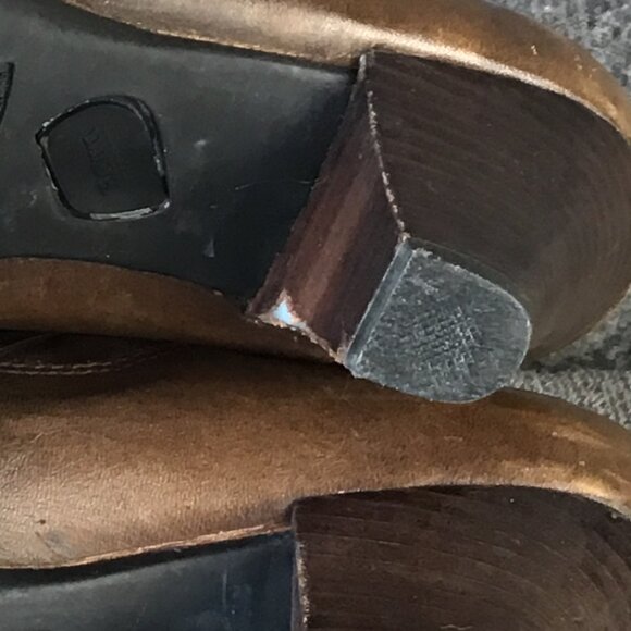 Born Distressed Brown Leather Booties Sz 8 - Picture 15 of 16